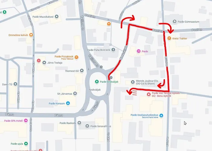 Проживание в семье Kesklinna Kodumajutus